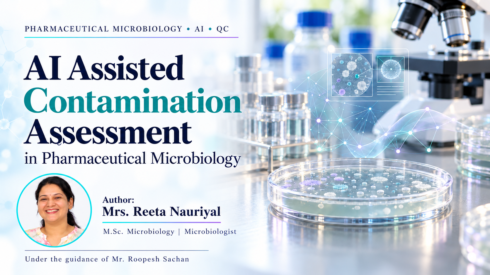 AI Assisted Contamination Assessment in Pharmaceutical Microbiology